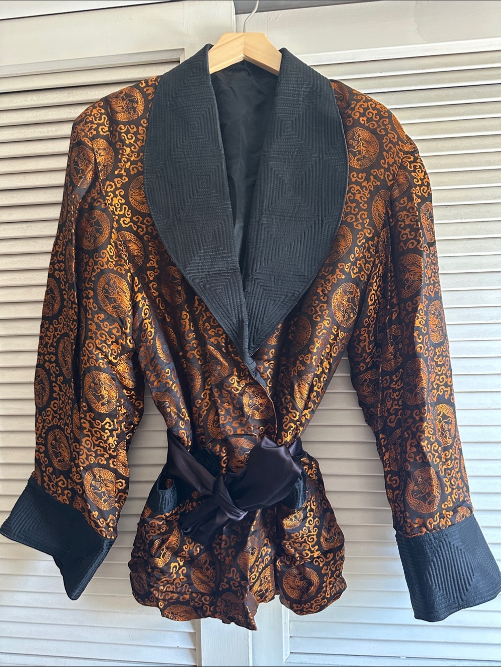 Chinese Style Silk Dragon Leisure Jacket